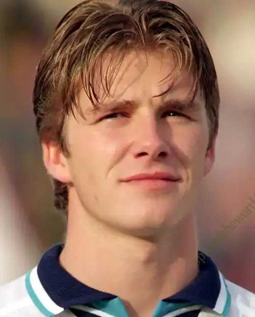 david beckham jeune