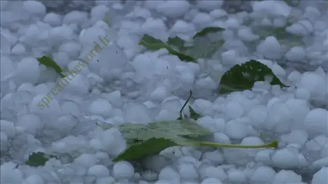 Une tempête de grêle d'une ampleur exceptionnelle au Canada laisse une trace de 200 km visible depuis l'espace - Image 1
